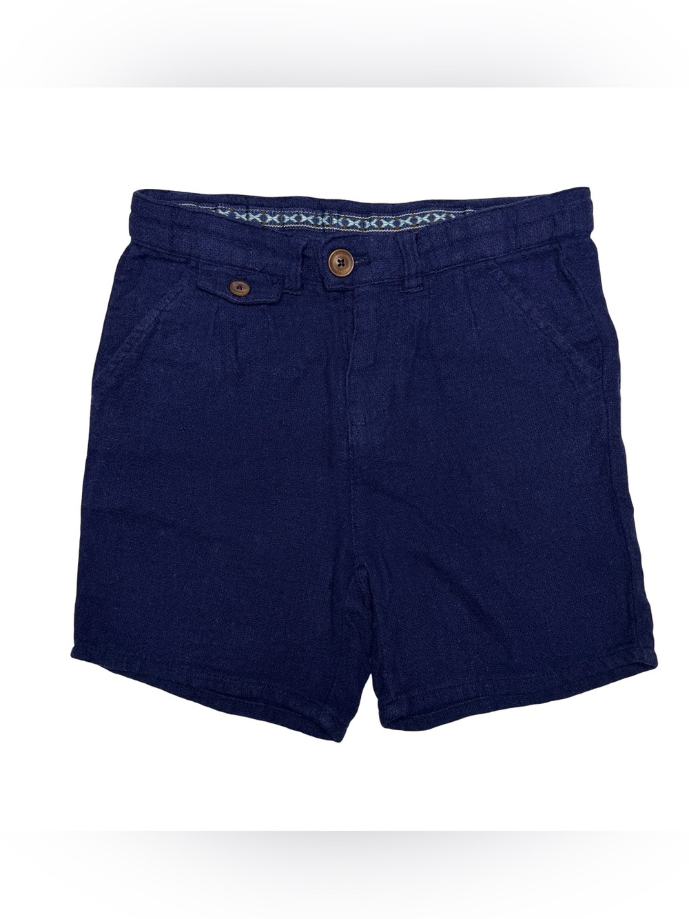 Zara Linen-Blend Shorts